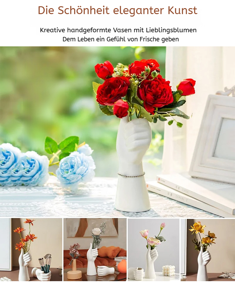 Moderne Deko-Vase aus hochwertigem Harz