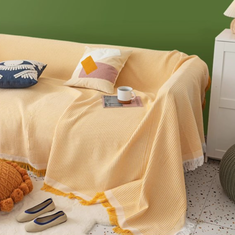 ソファカバーカバーフルカバー綿糸ユニバーサルソファブランケットカバータオル フルカバーソファ