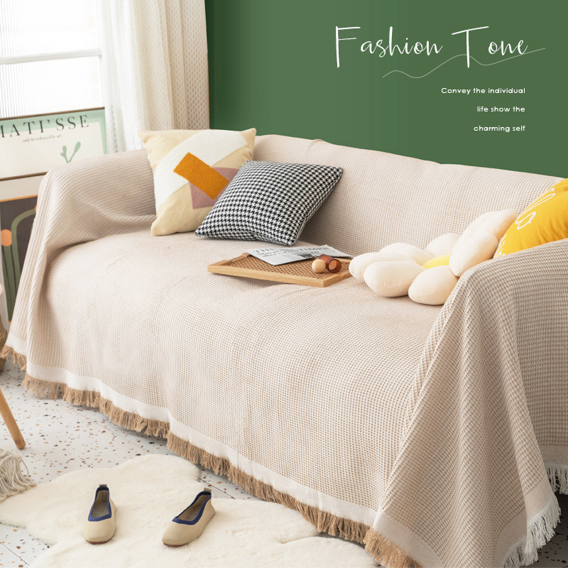 ソファカバーカバーフルカバー綿糸ユニバーサルソファブランケットカバータオル フルカバーソファ