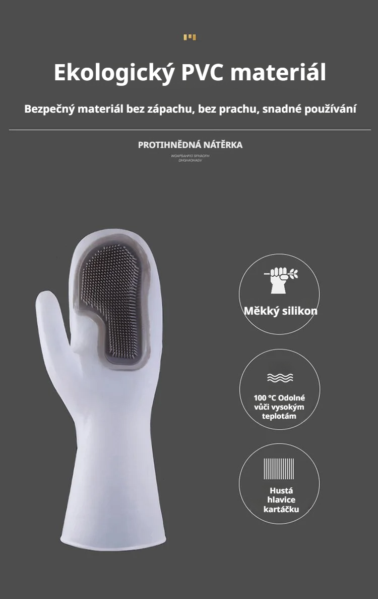 Rukavice na mytí nádobí pro rychlý a efektivní úklid