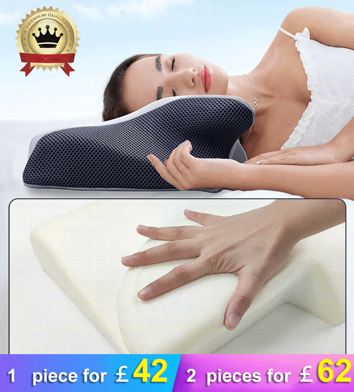 Multifunctional Sleep Memory Cow Horn Pillow