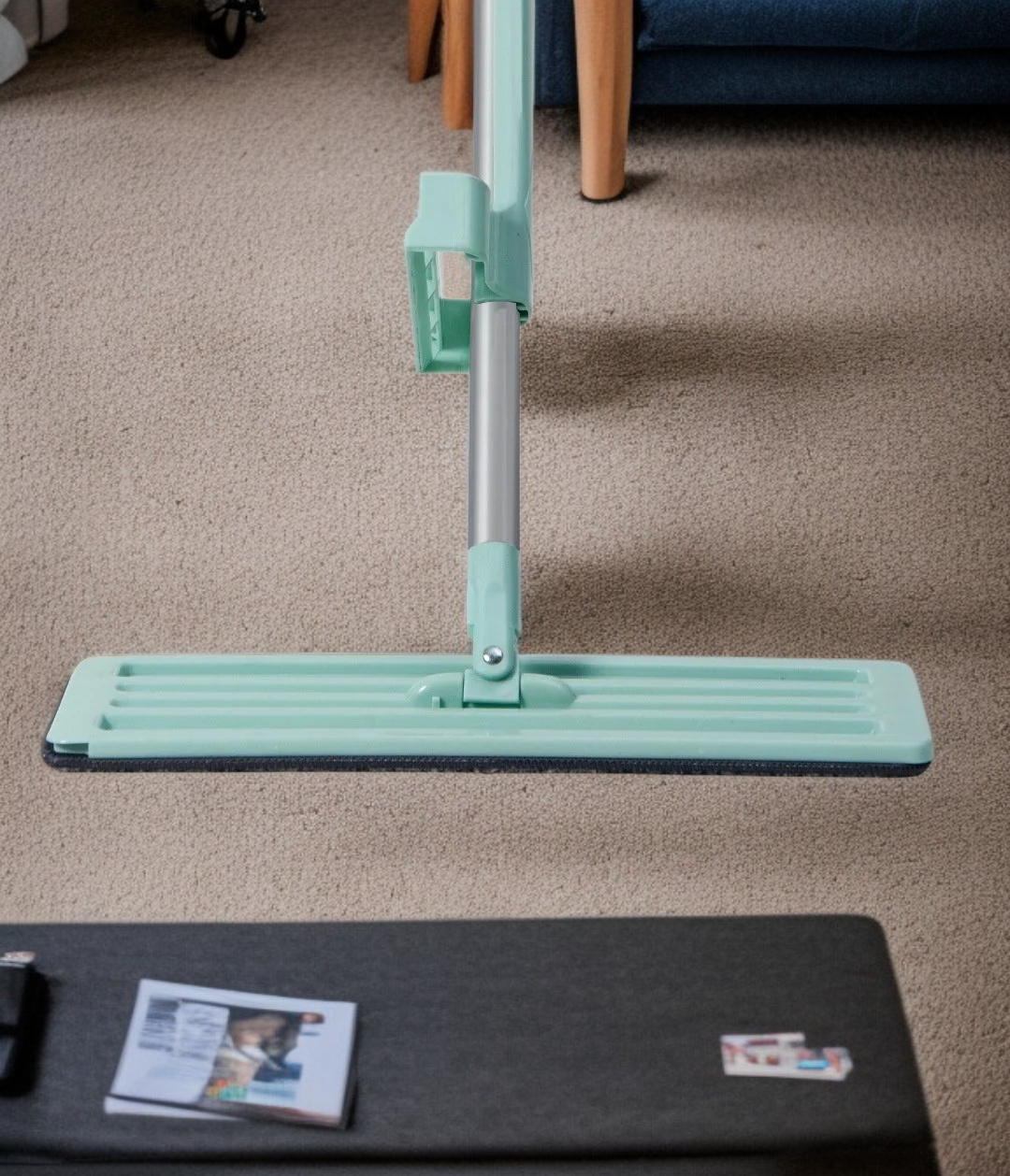 Strong and Long-Lasting Wooden Floor Mop