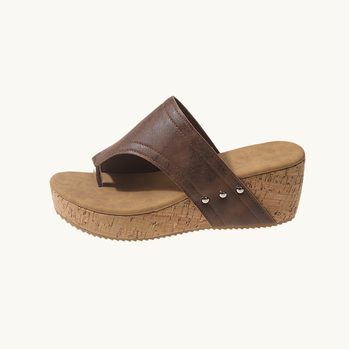 السيدات النعال مع سميكة أسفل كليب