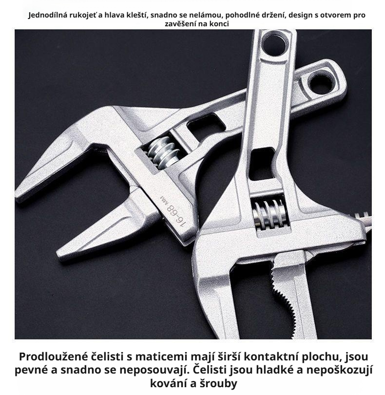 Kvalitní konstrukce manuálního klíče