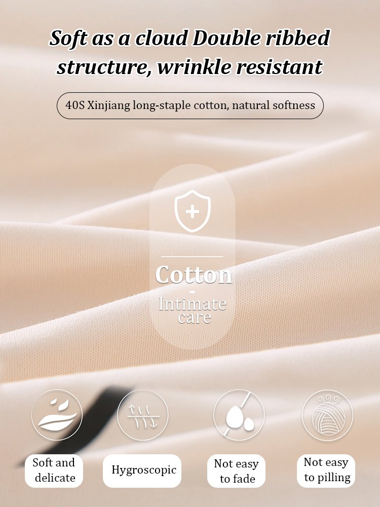 Soft and skin-friendly loungewear with chest pads