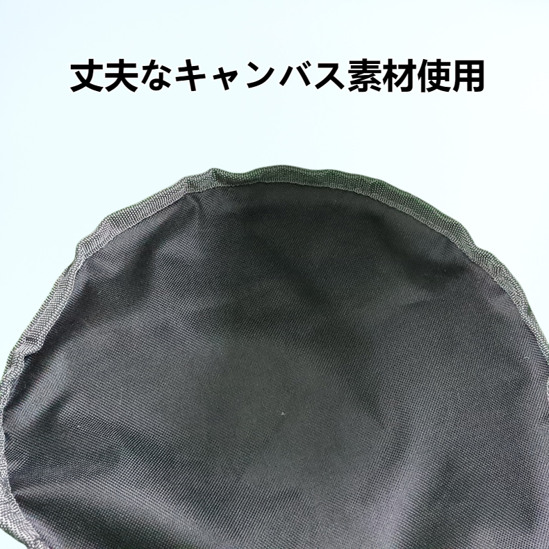 持ち手付きで持ち運びやすい収納袋