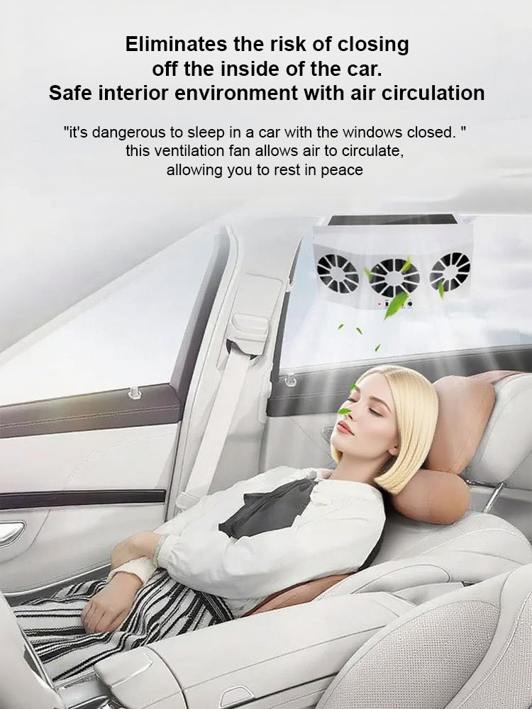 Solar Car Exhaust Fan Radiator
