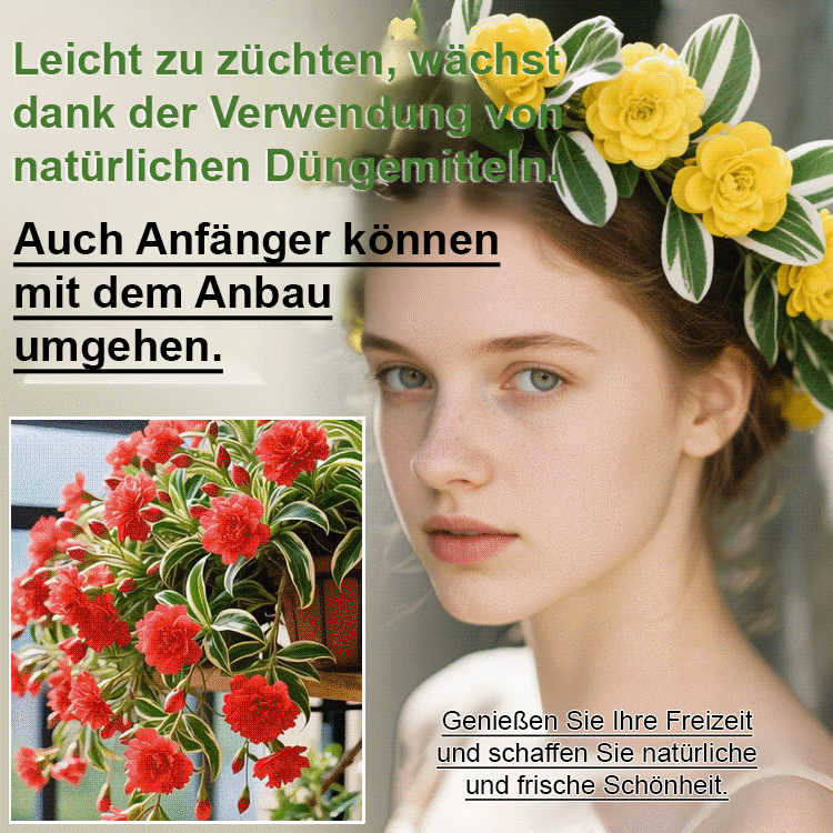 Immerblühende, duftende Goldrand-Grünlilie Samen