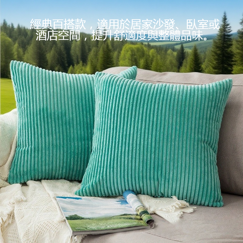 居家客廳輕奢風抱枕枕套搭配效果