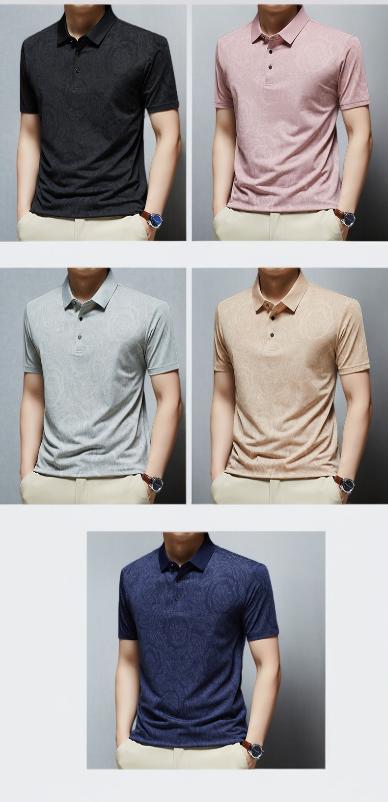 아빠를 위한 세련된 여름 상의