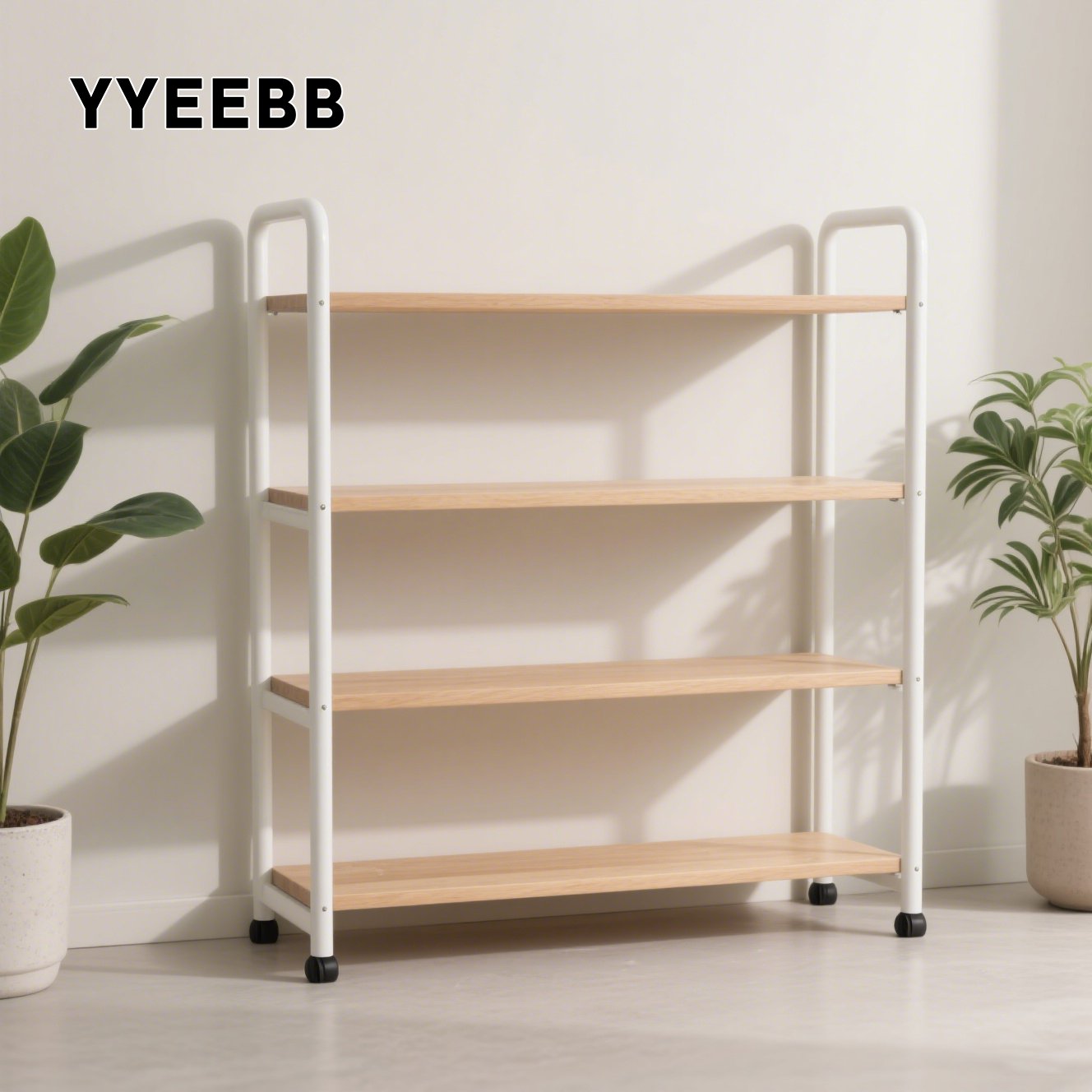 Praktyczny drewniany stojak na buty do domu