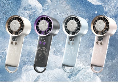 屋外で活躍するポータブル扇風機