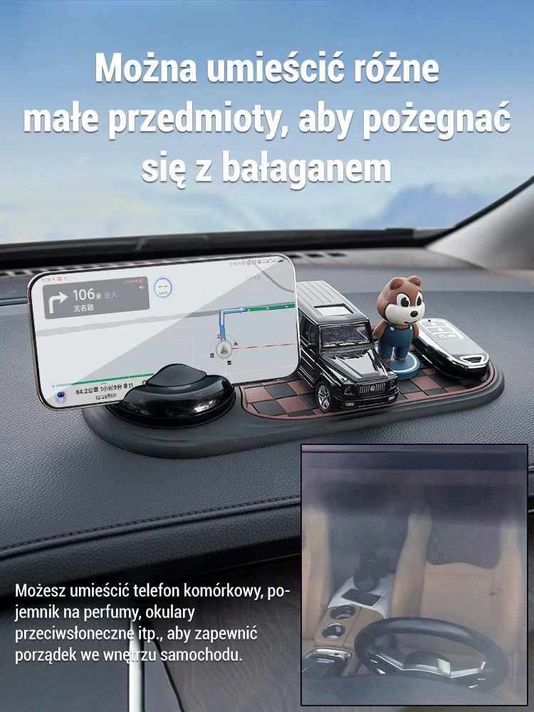 Wielofunkcyjna mata antypoślizgowa do samochodu