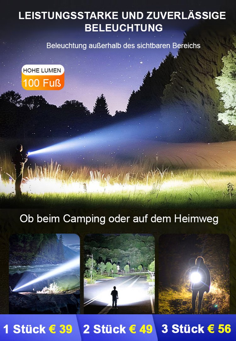 【Selbstverteidigungswerkzeug】Selbstverteidigungstaschenlampe