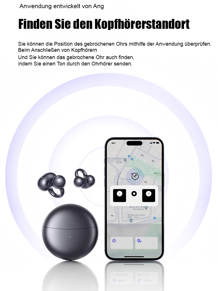 Bluetooth-Kopfhörer mit Knochenleitung