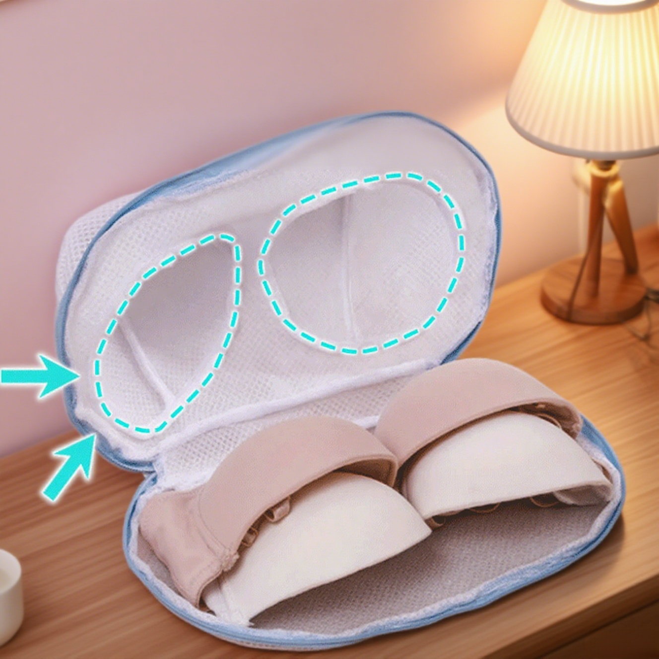 Prací sáček na spodní prádlo proti deformaci