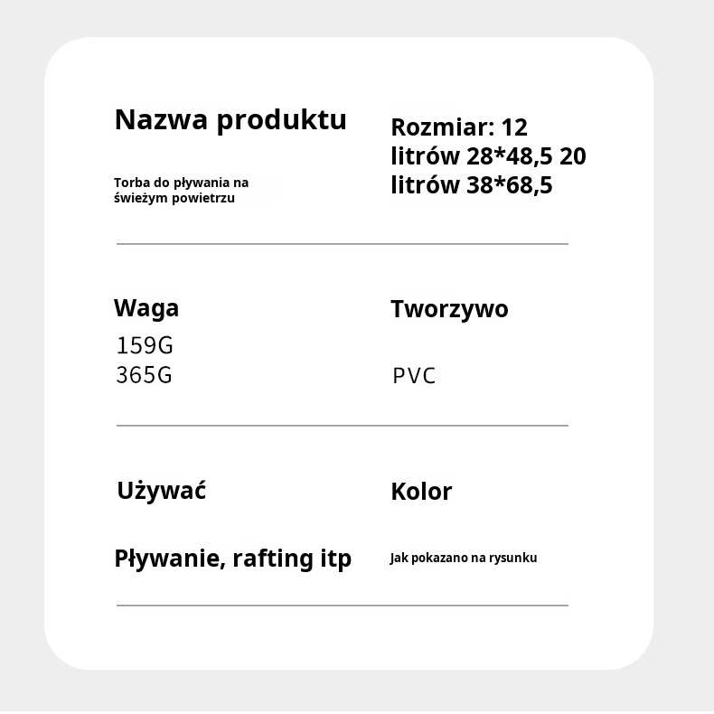 Poduszka powietrzna na zewnątrz nadmuchiwane miejsce do przechowywania zwolennik zapobiegający utoni