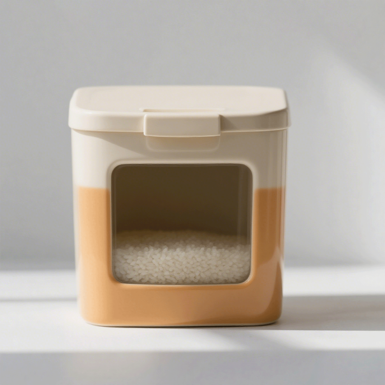 Contenedor Hermético de Plástico para Arroz