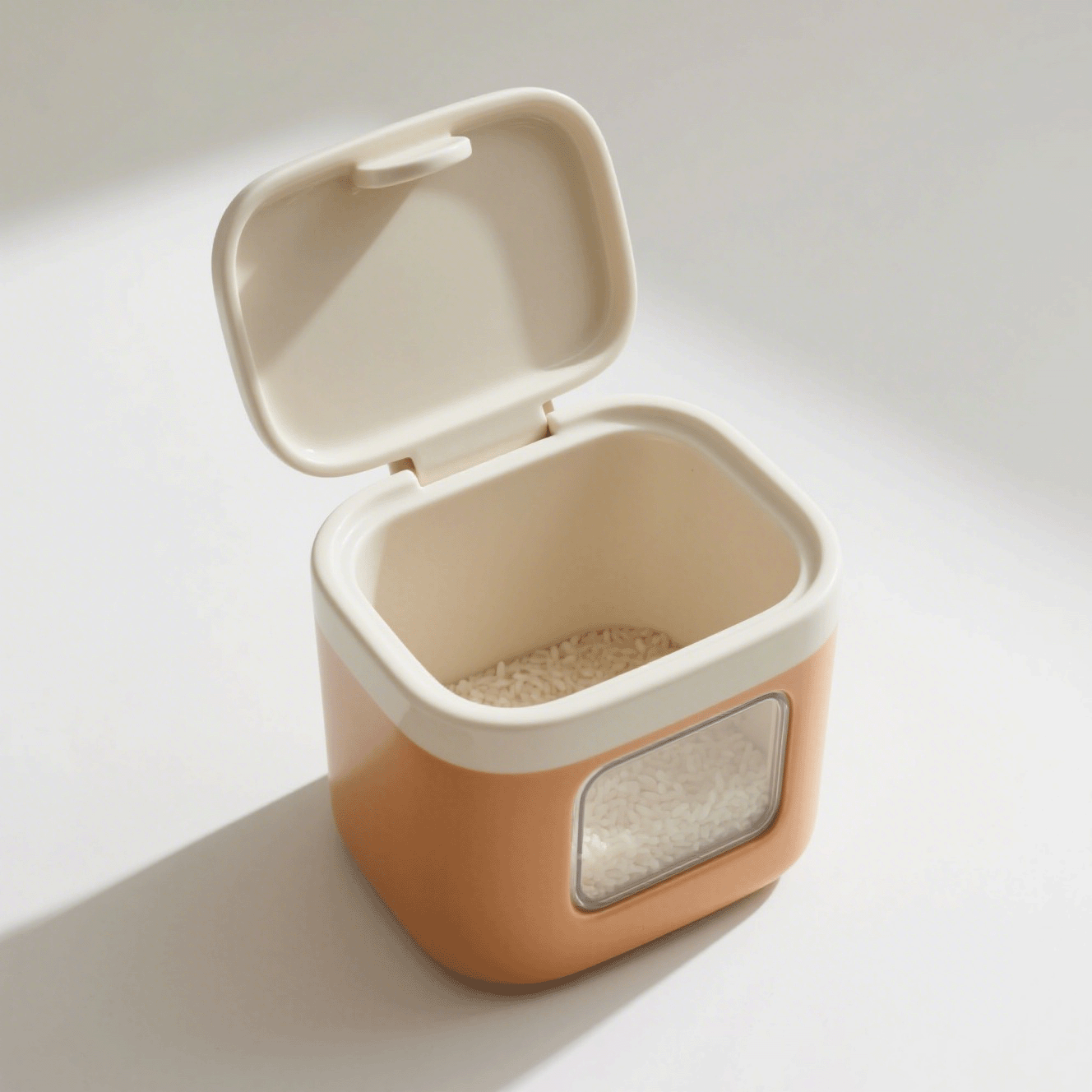 Contenedor Hermético de Plástico para Arroz