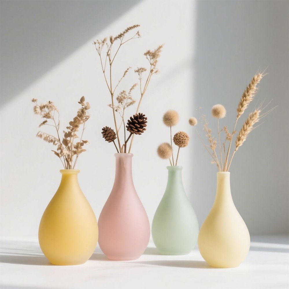 Keramik farbige Glasur simuliert florale dekorative Ornamente