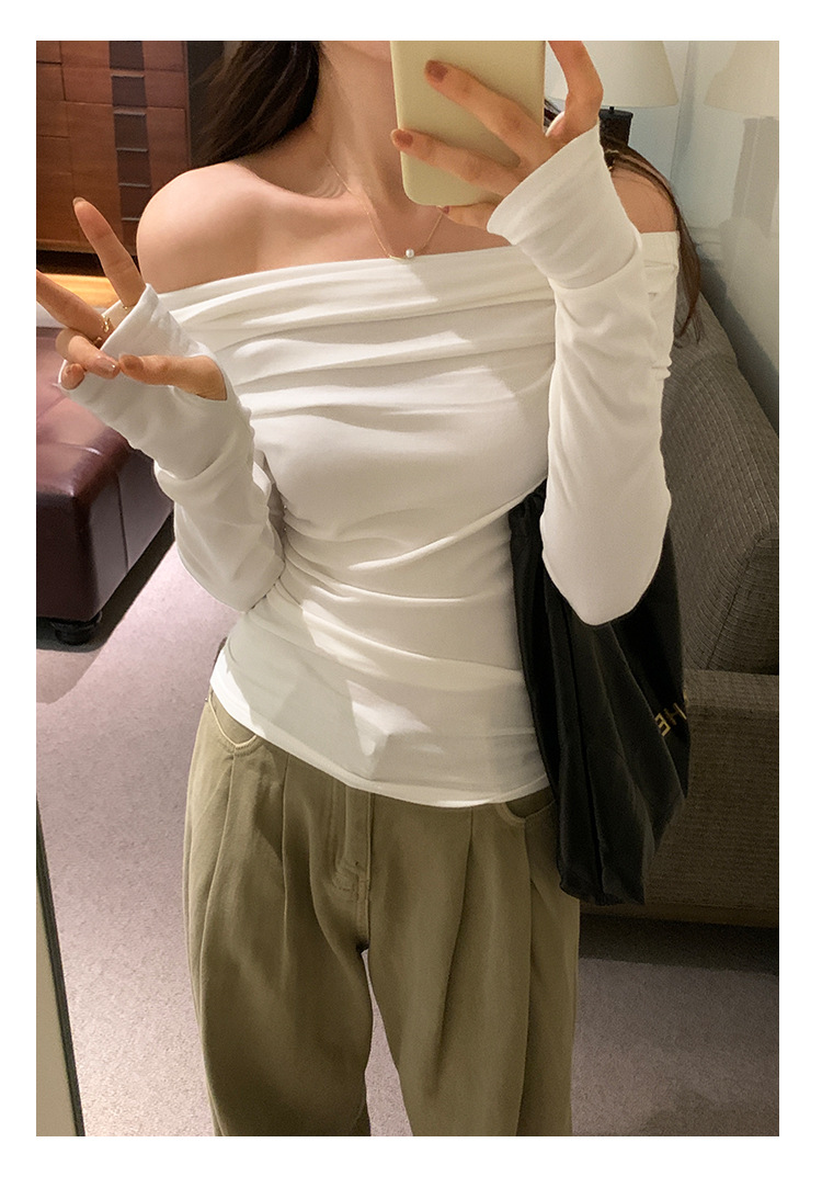 여성 섹시 쇼트 상의 봄 패션 스타일