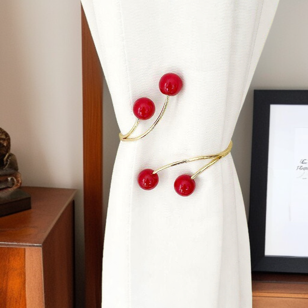 거실 소프트 장식 무펀치 커튼 끈