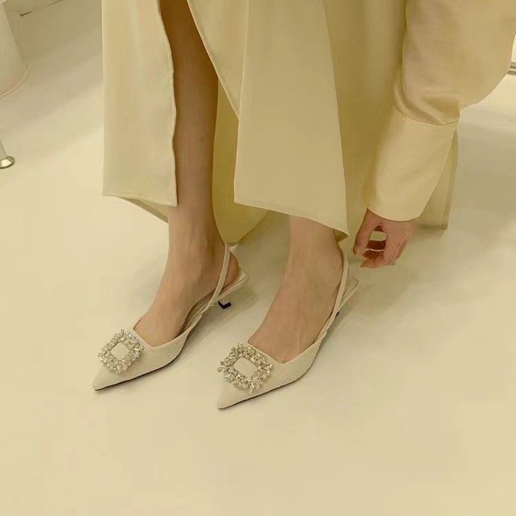 إمرأة كاحل عال كعب إصبع قدم حذاء