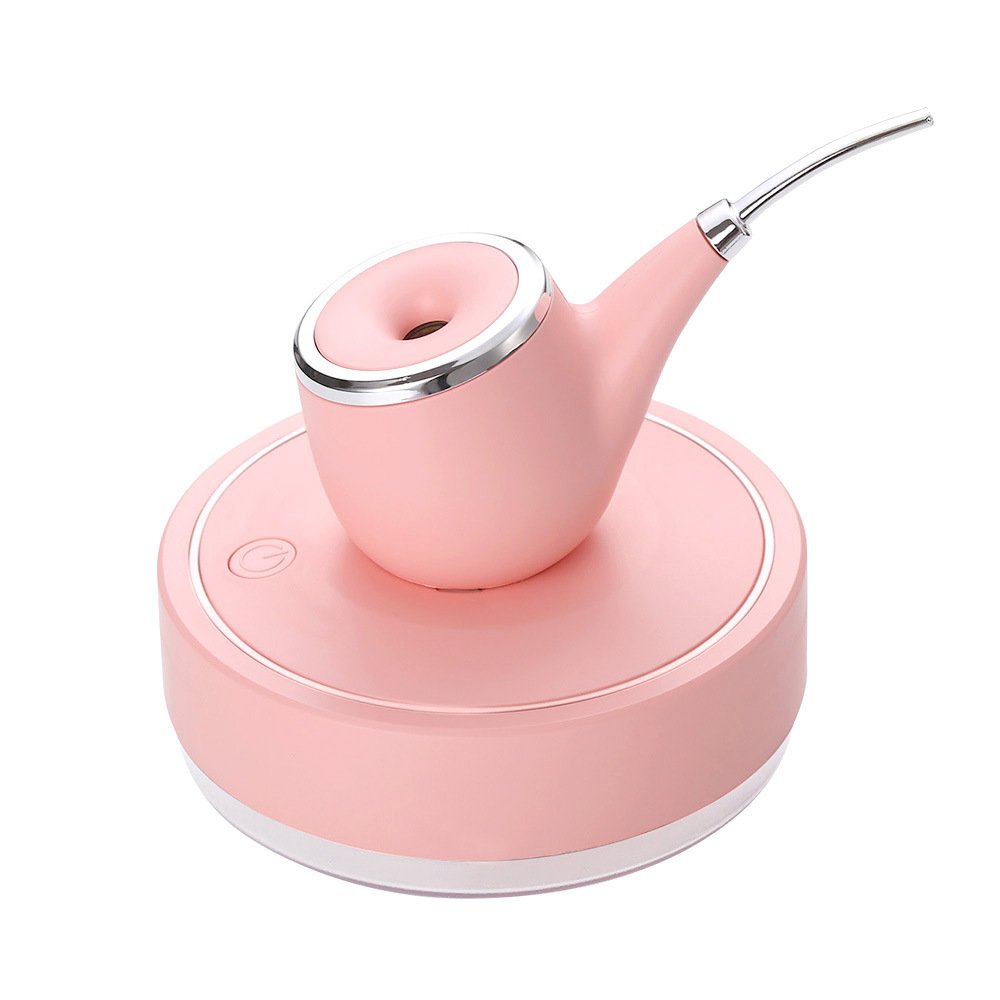 【パイプ型加湿器】超細微 コンパクト　自動停止機能　７色のLEDライト　