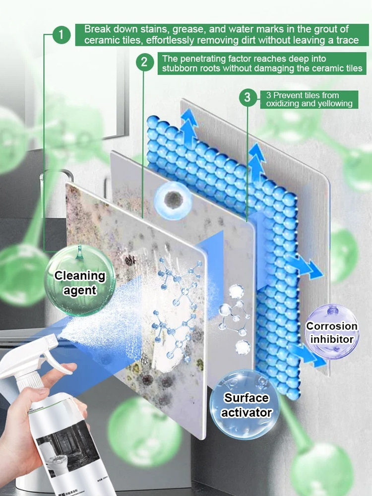 Powerful Oxalic Acid Stain Removal Toilet Glaze Cleaner