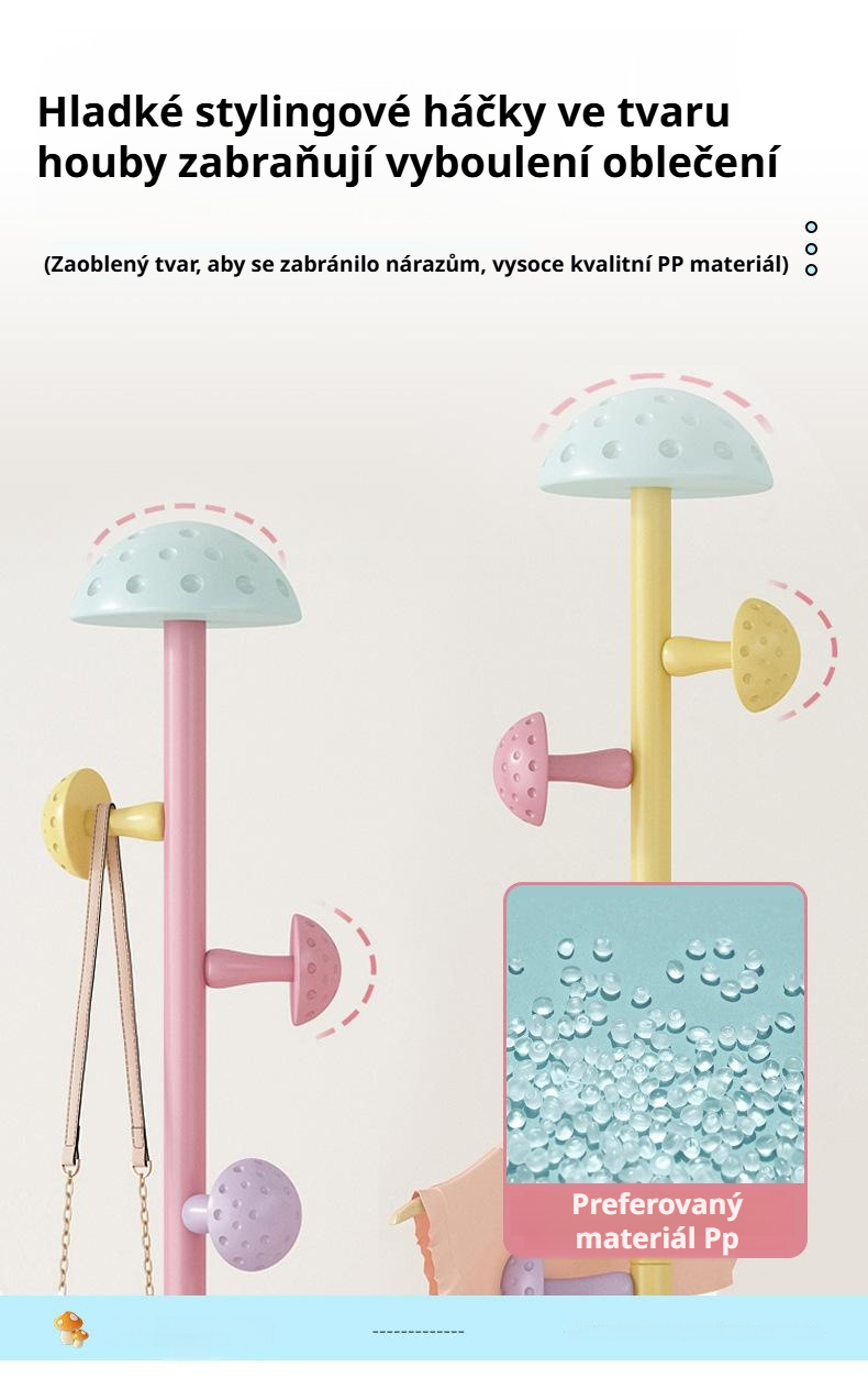 Věšák na kabáty v moderním obývacím pokoji