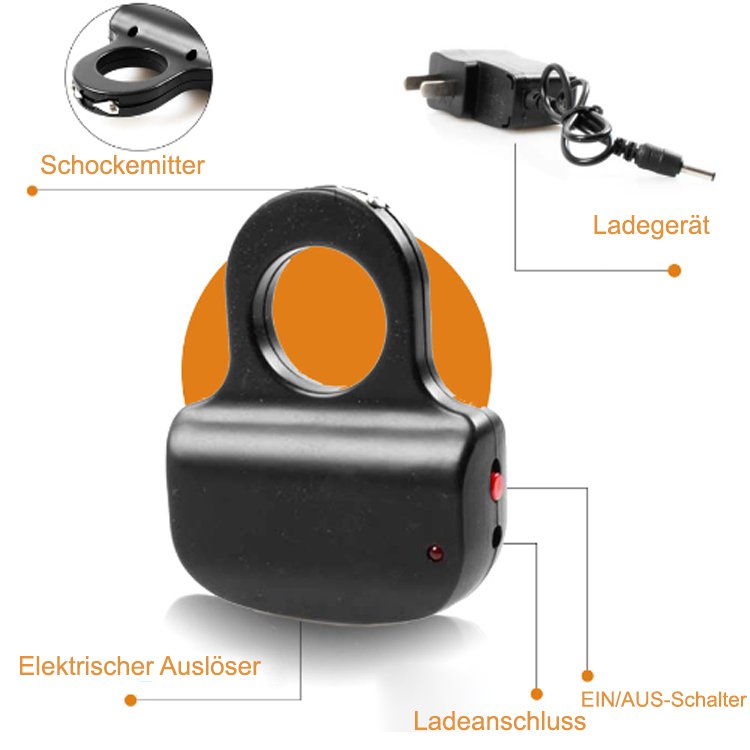 Finger-Schlüsselanhänger-Elektroschocker