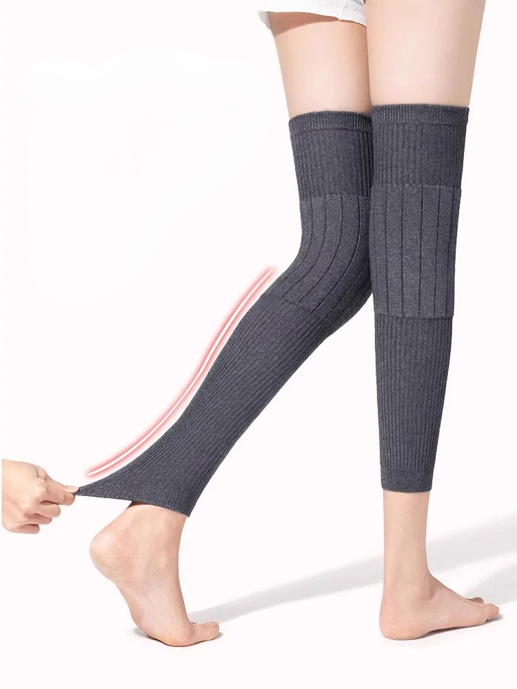 加長保暖羊絨護膝