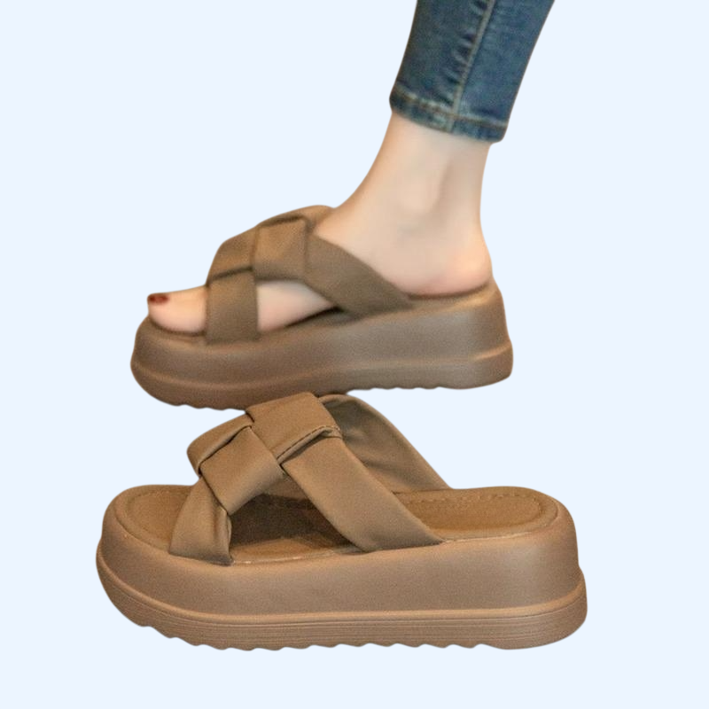 女士厚底增高防滑凉鞋