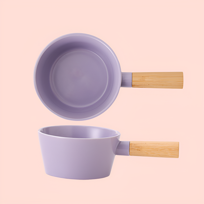 家庭用小麦焼きご飯ボウル サラダボウル 取っ手付きセラミックボウル