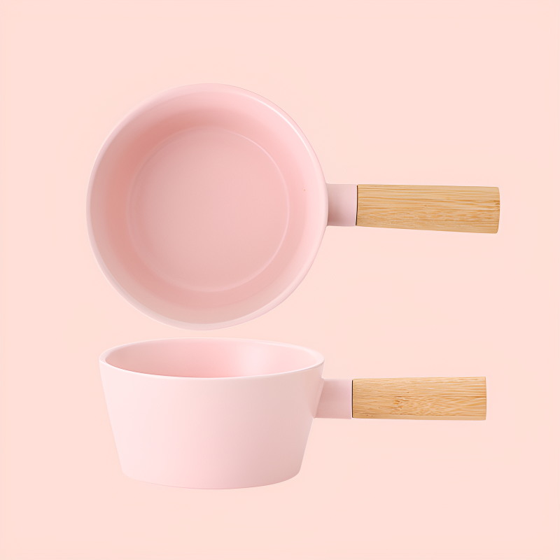 家庭用小麦焼きご飯ボウル サラダボウル 取っ手付きセラミックボウル