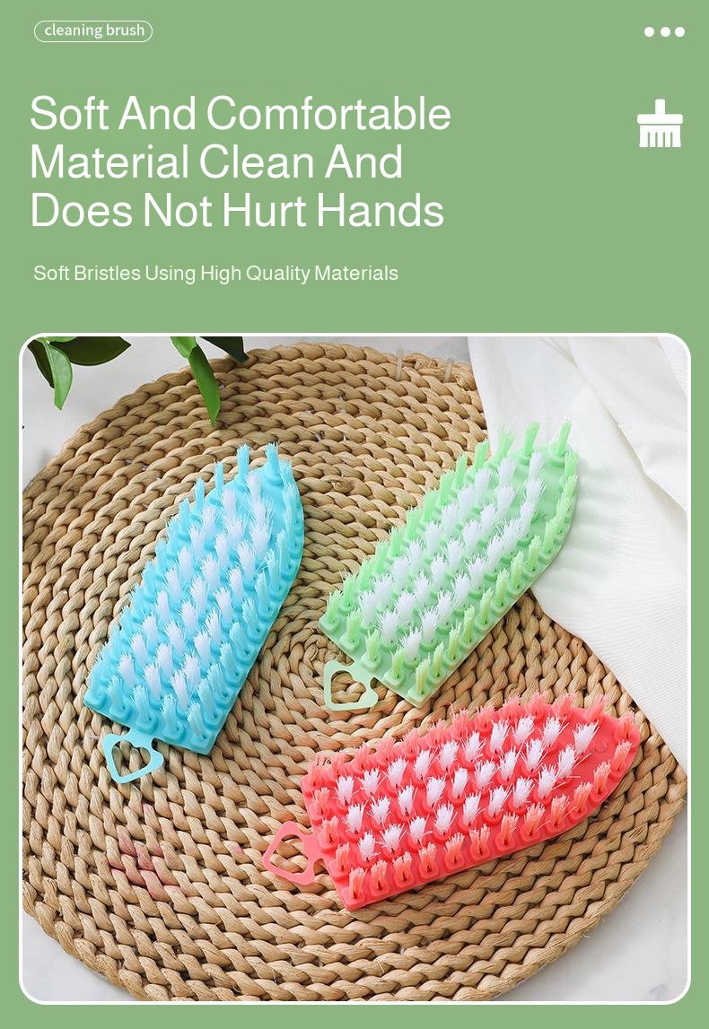 Multi-use cleaning brush for hard-to-reach areas