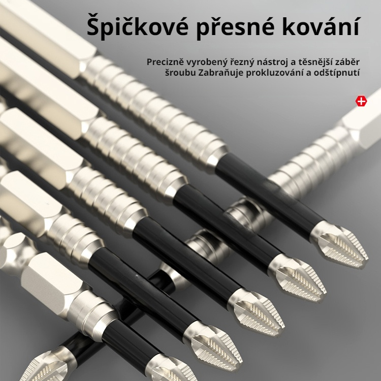 Sada protiskluzových bitů s vysokou tvrdostí