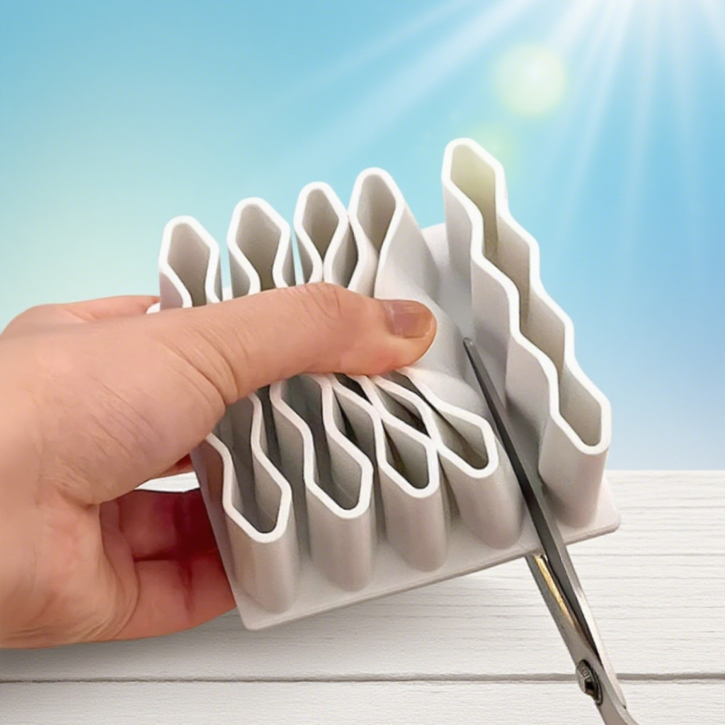 스트라이프 튜브형 약품 수납 선반