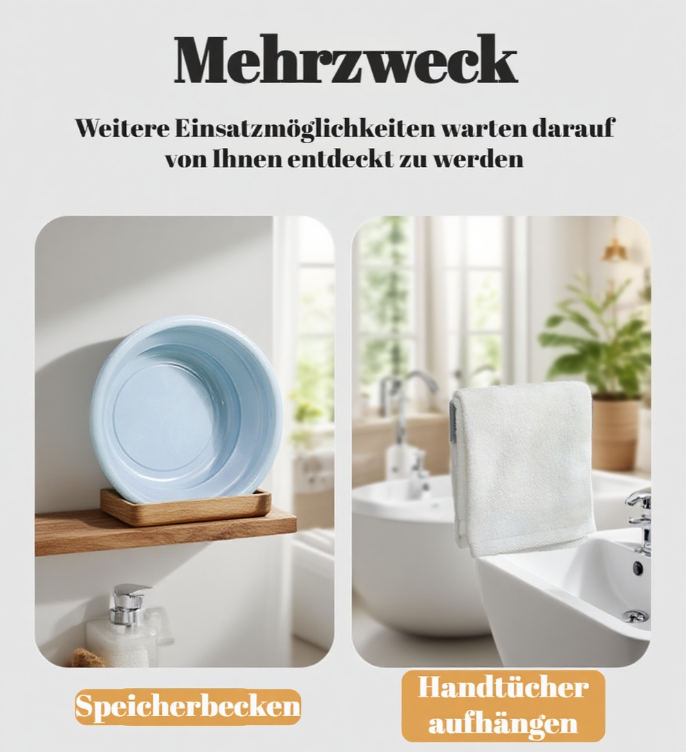 Faltbarer Müllbehälter für Desktop und Küche