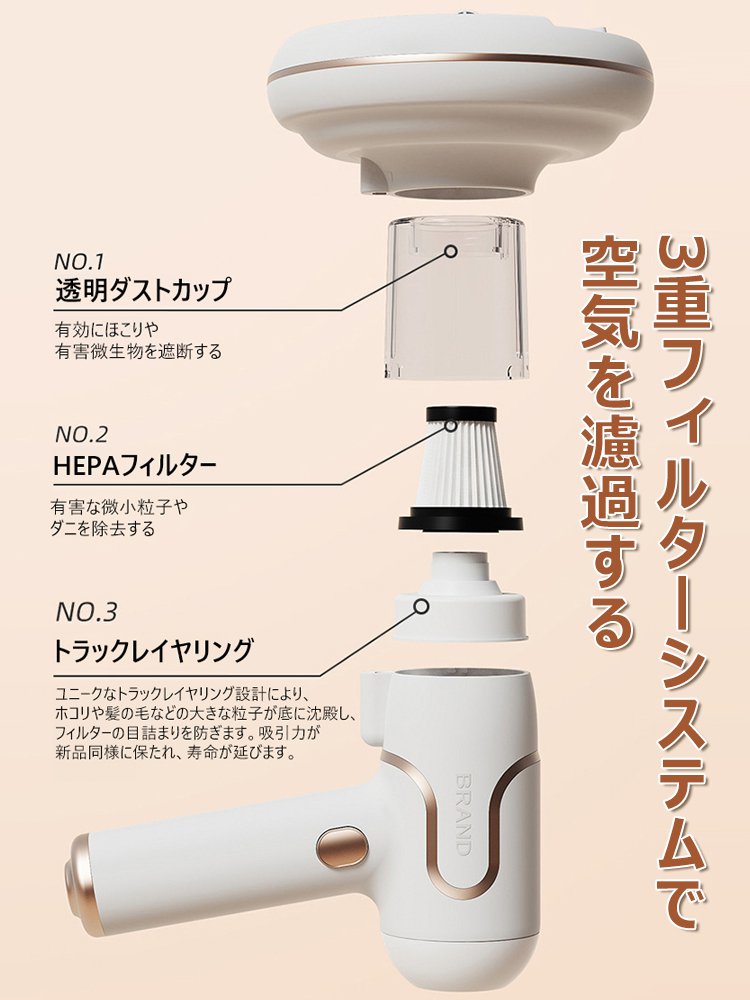 3イン1ダニ駆除クリーナー