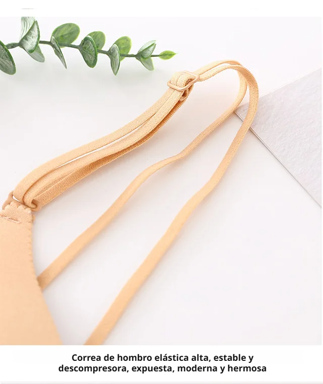 Sujetador fácil de poner y quitar con broche frontal