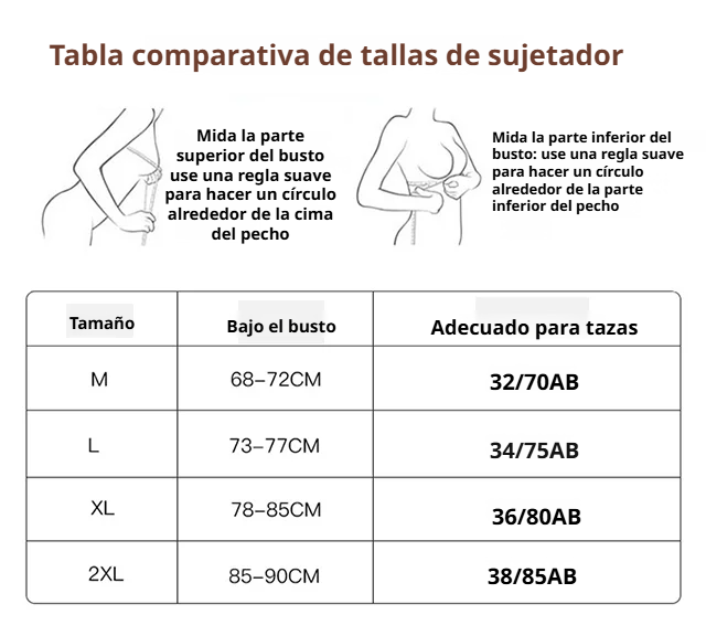 Sujetador sin aros con máxima comodidad