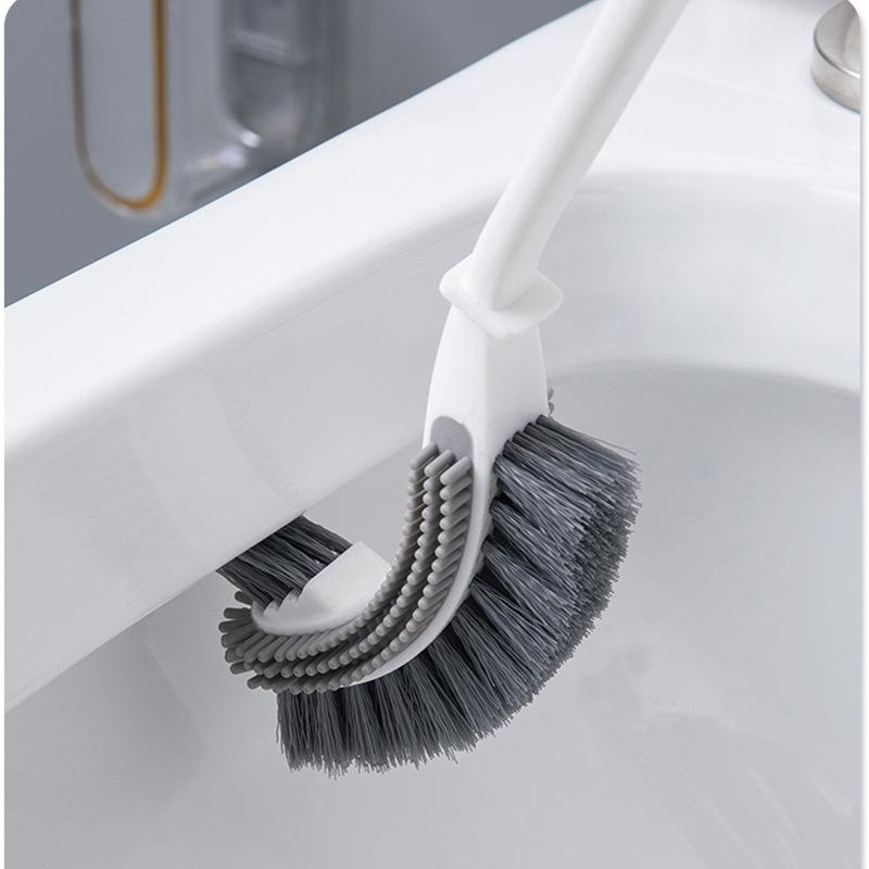 Bezvrtací domácí WC kartáč bez slepých míst