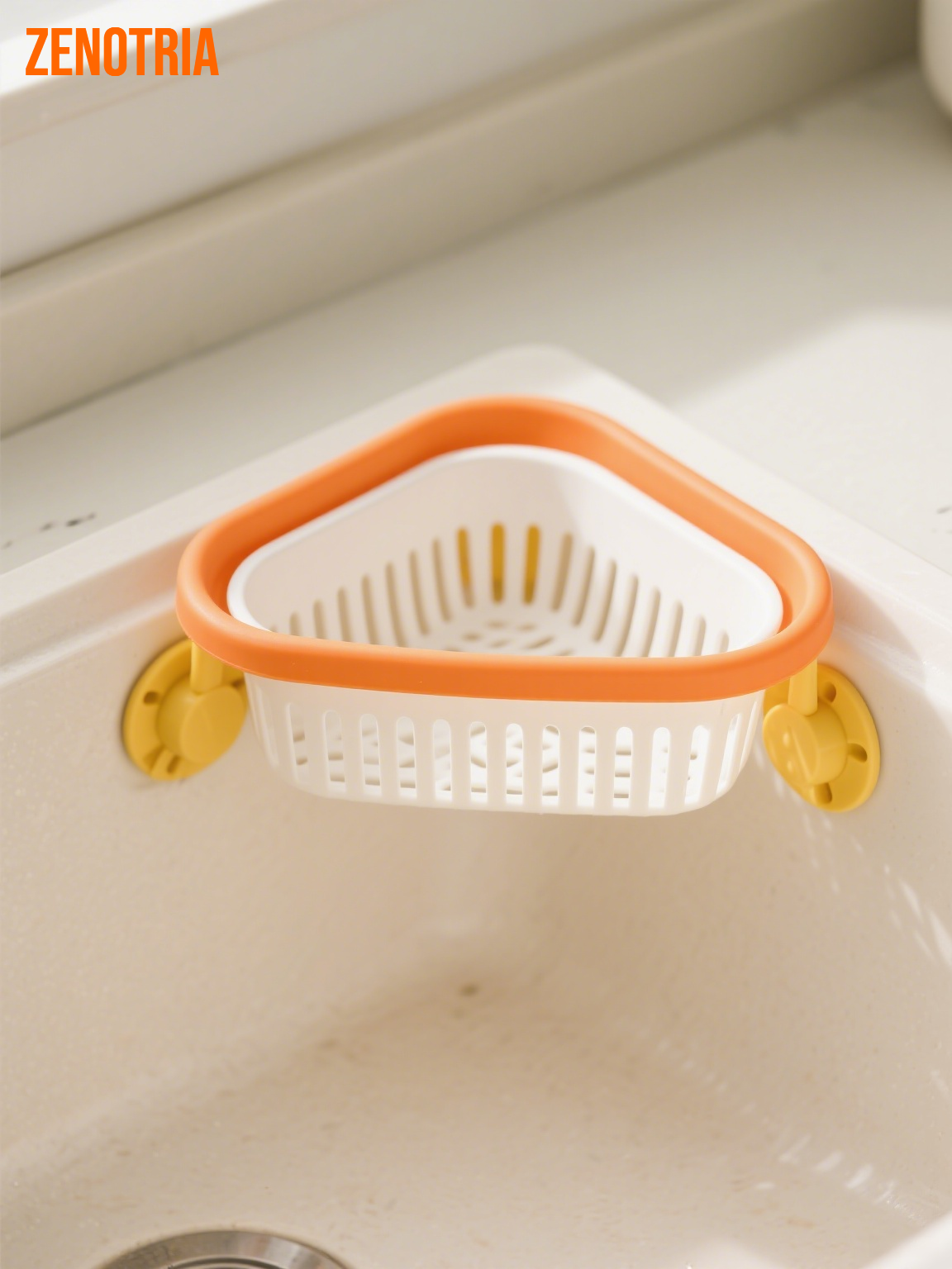 プッシュ式三角コーナー水切りかご