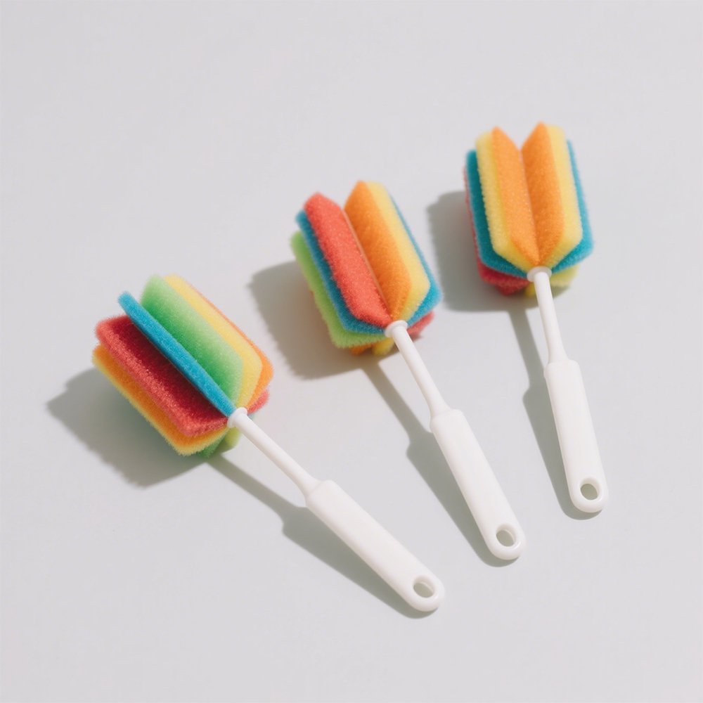 ロングハンドルカップブラシ3個セットの全体画像