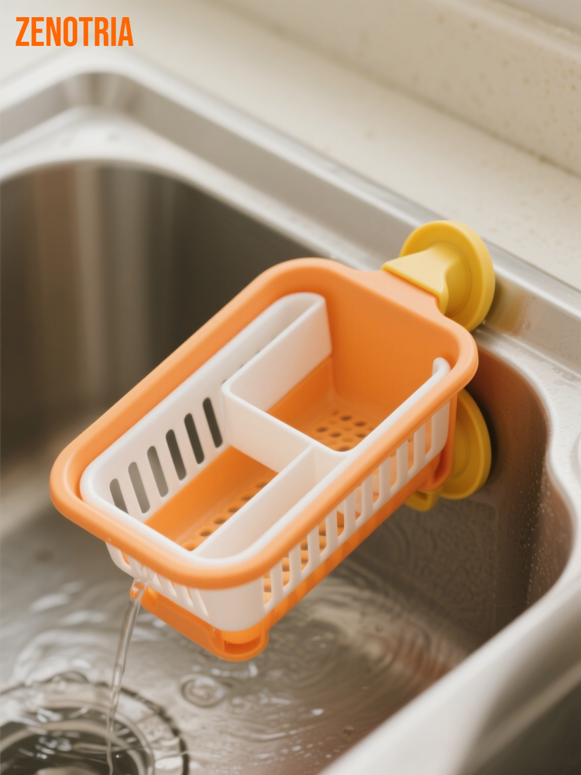 プッシュ式三角コーナー水切りかご