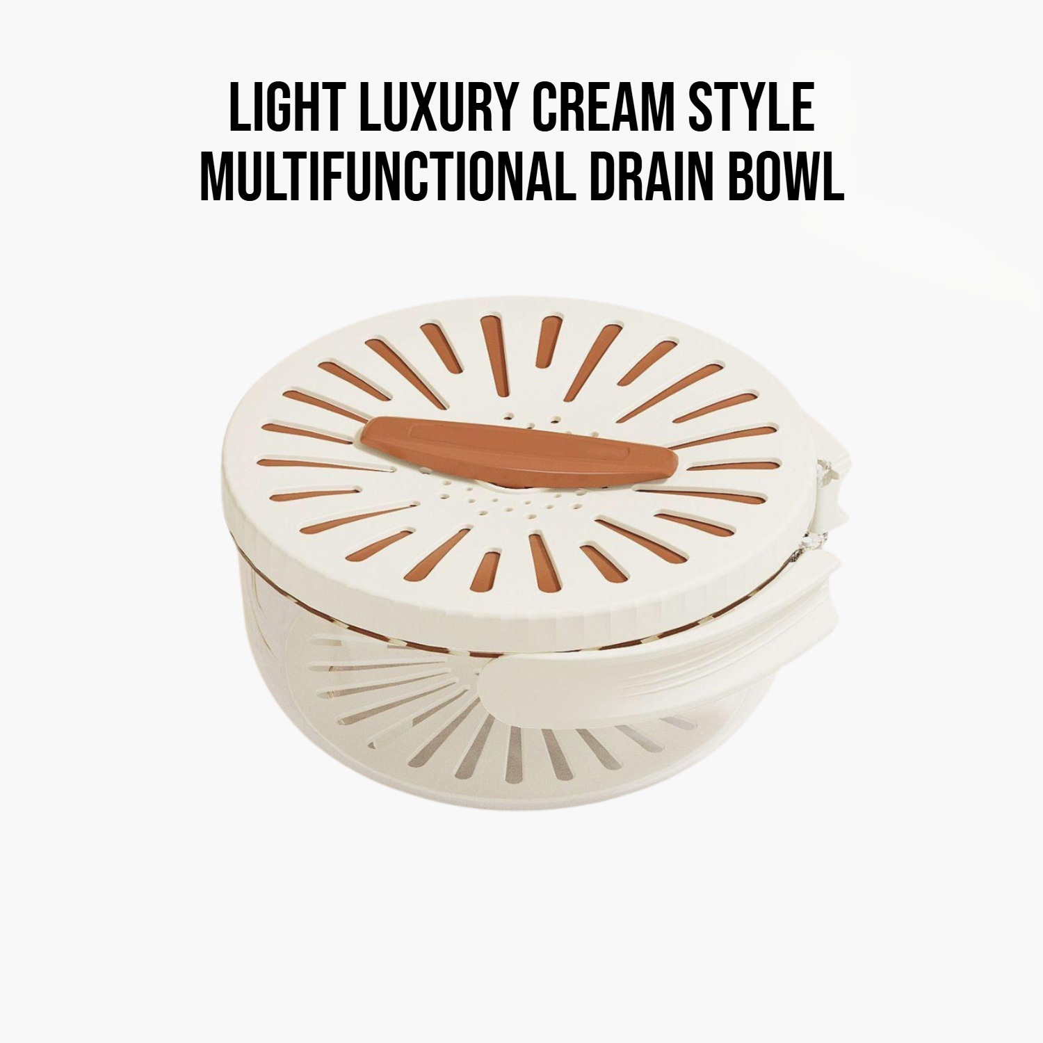 Multi-purpose fruit drain basket