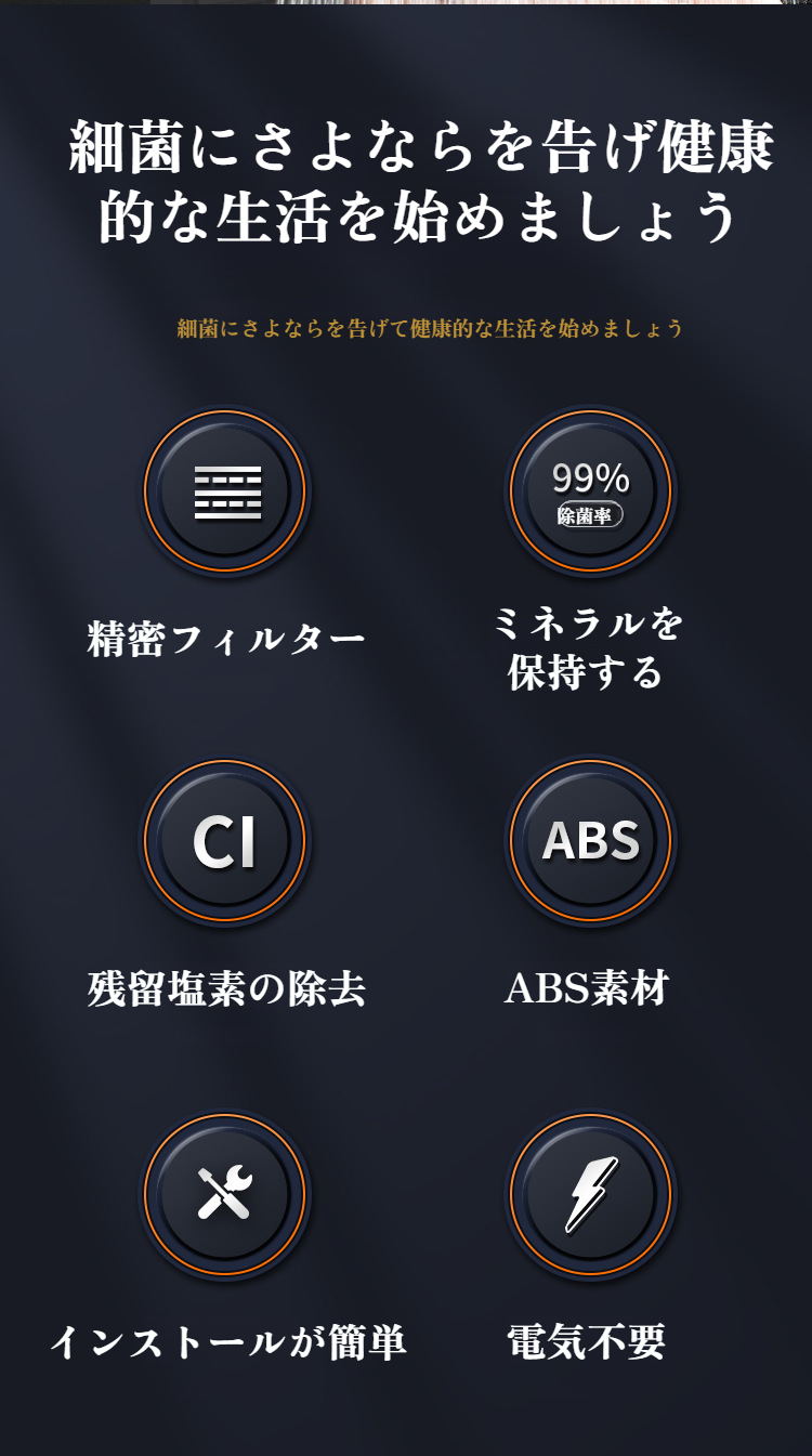 節水効果のあるシャワーヘッドの使用シーン