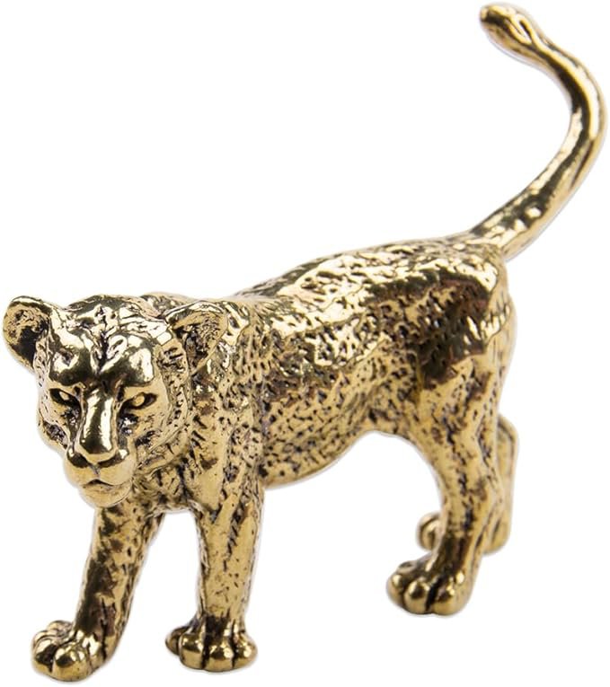 미니 동물 조각 장식 전면 사진