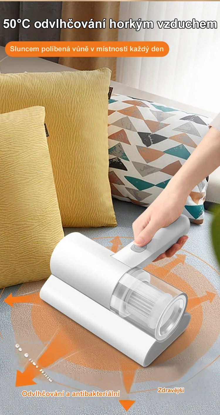 Použití odstraňovače roztočů na pohovce